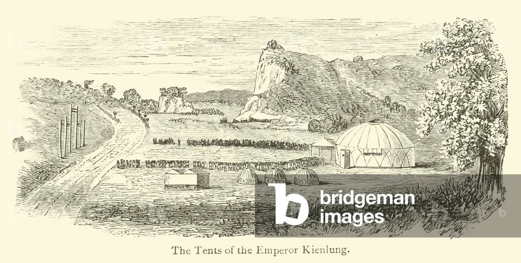 The Tents of the Emperor Kienlung (engraving)
