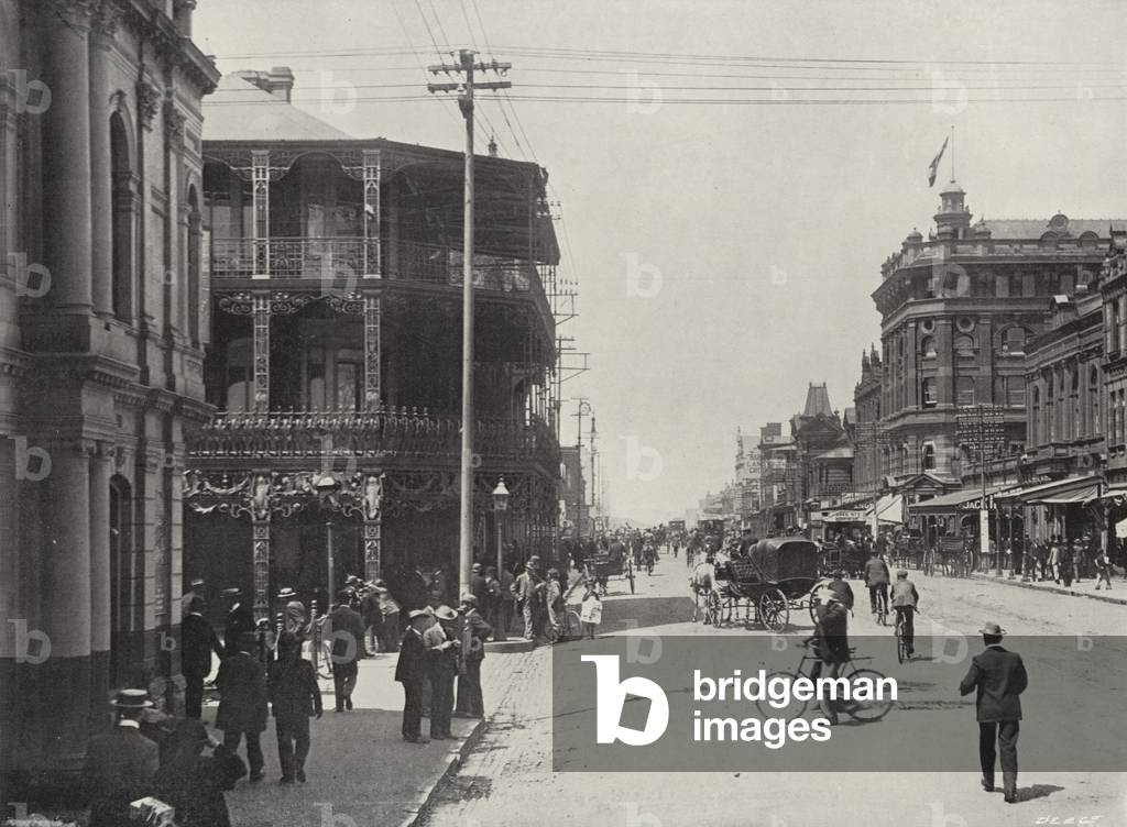 Commissioner Street, Johannesburg (b/w photo)