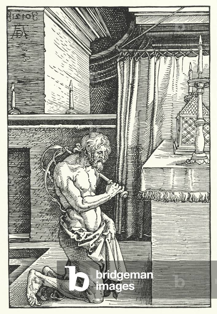 King David Doing Penance (engraving)