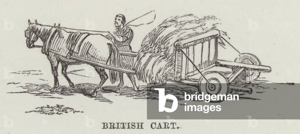 British cart (engraving)