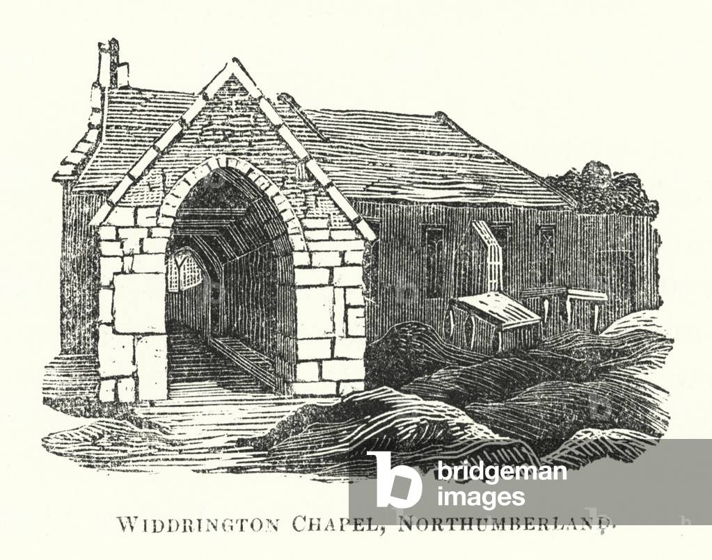 Widdrington Chapel, Northumberland (engraving)