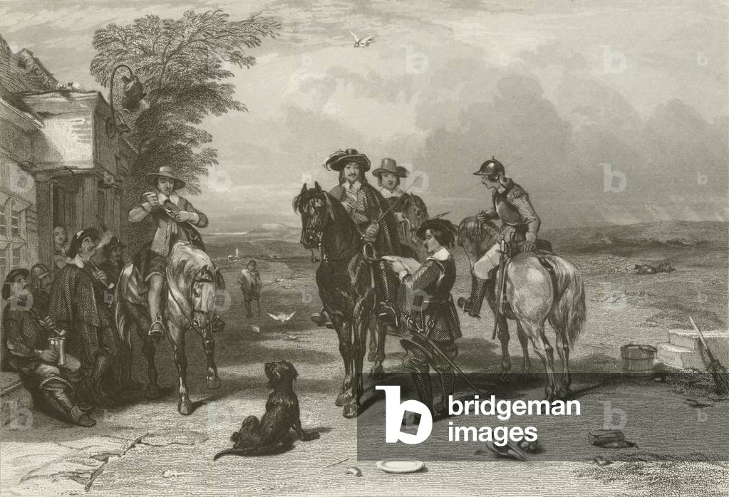 The King on his Journey to the Scots (engraving)