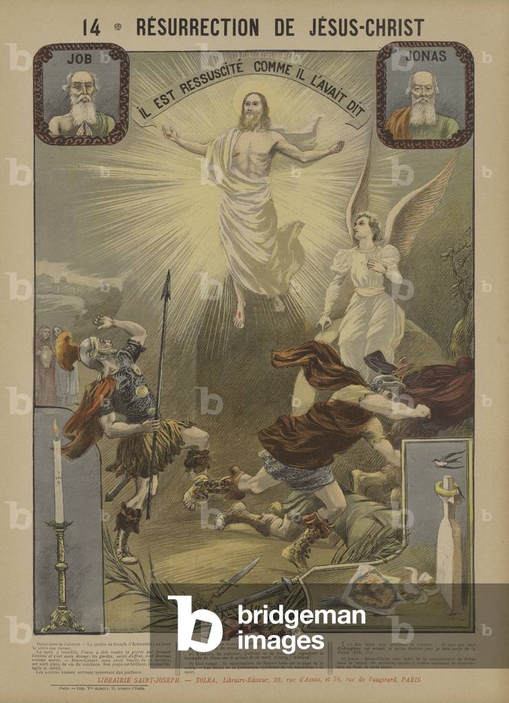 The Resurrection of Christ (colour litho)
