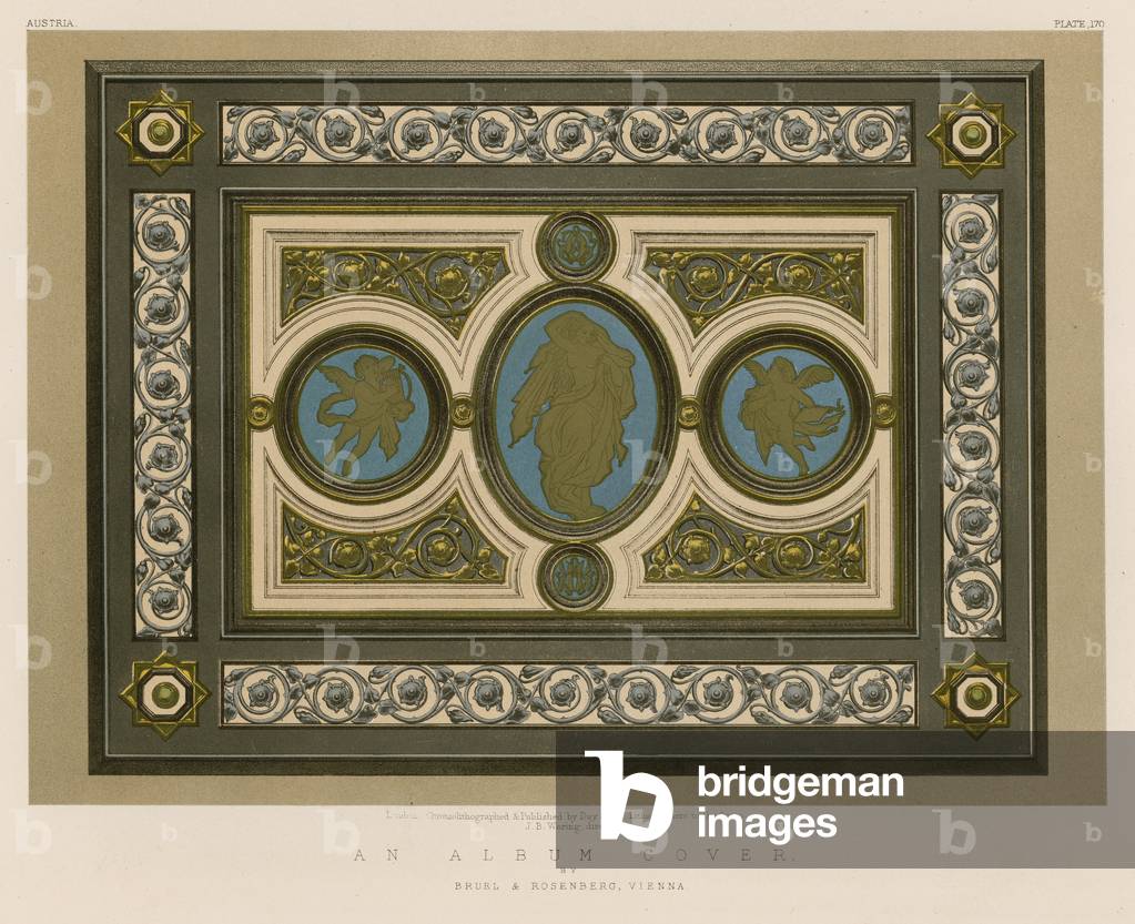 An Album Cover by Bruel and Rosenberg, Vienna (chromolitho)