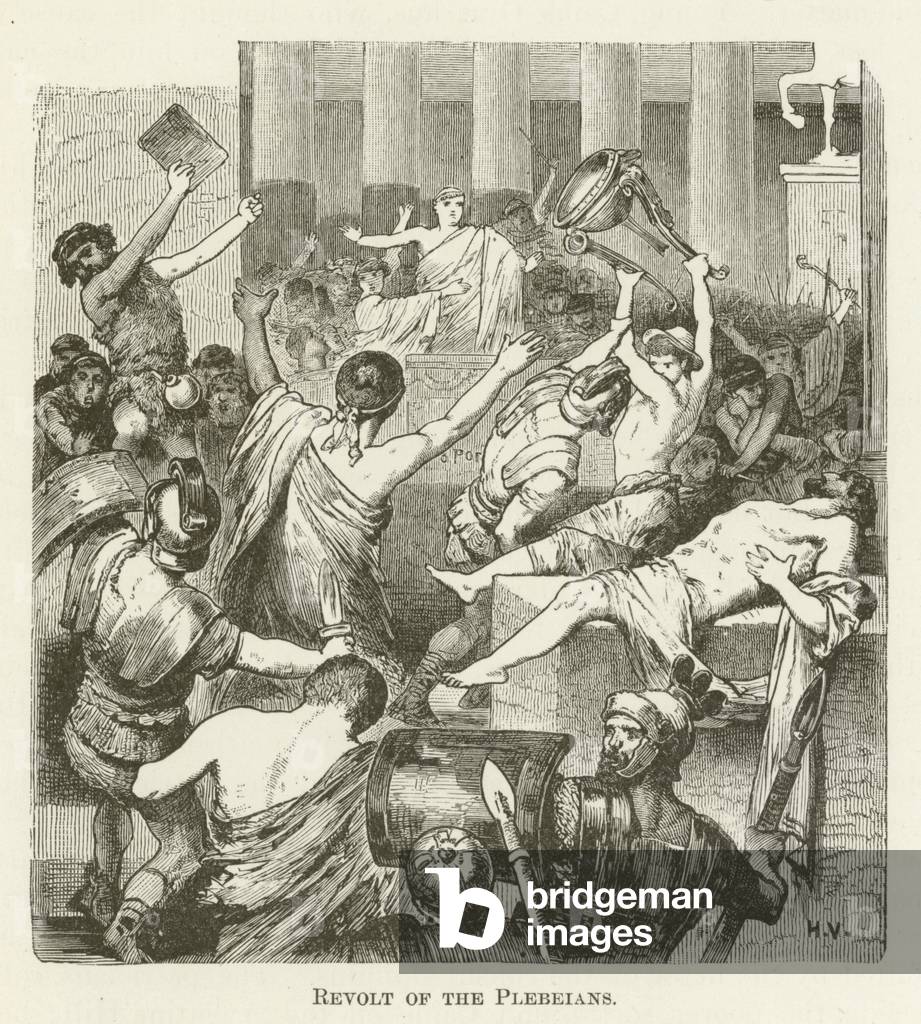 Revolt of the Plebeians (engraving)