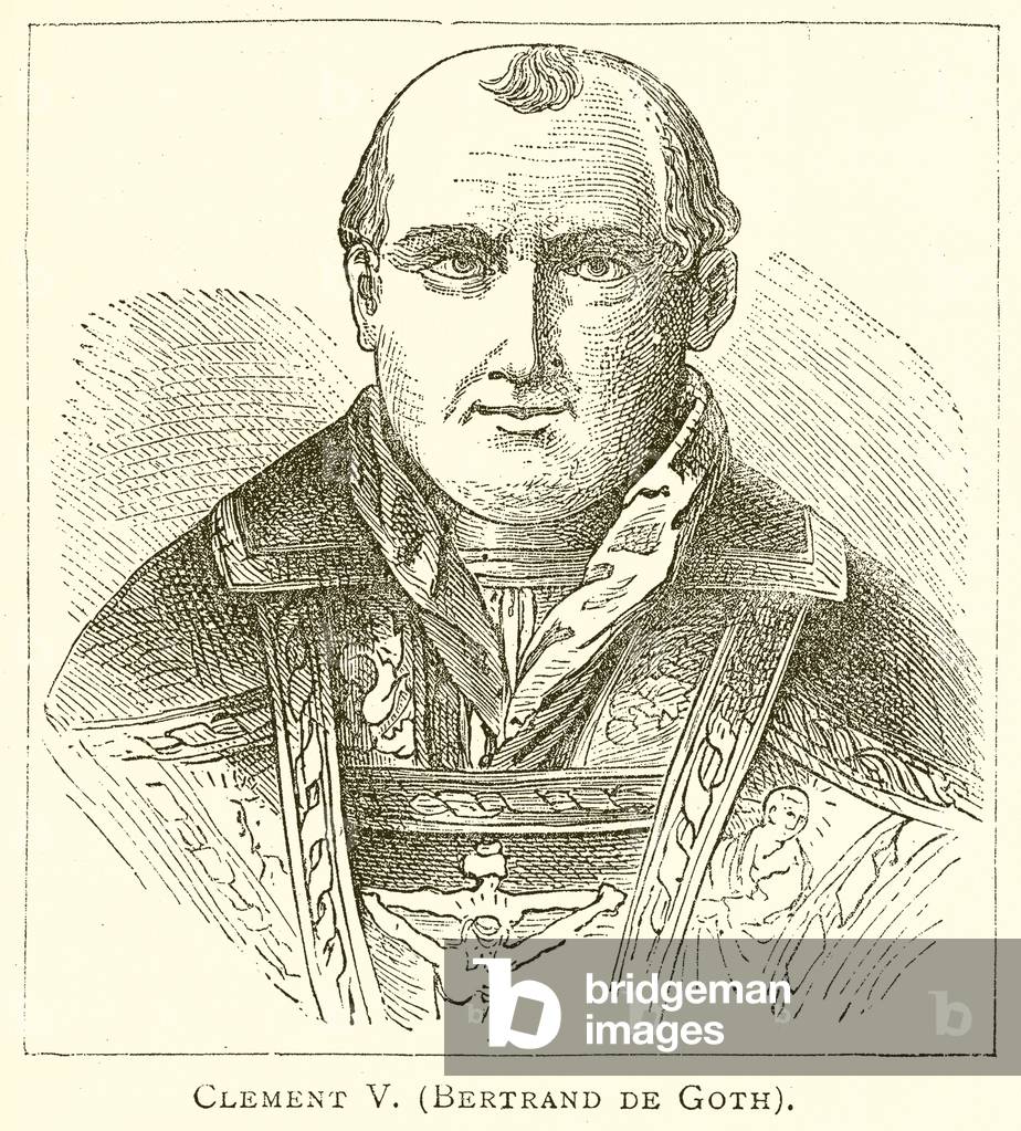 Clement V. (Bertrand de Goth) (engraving)