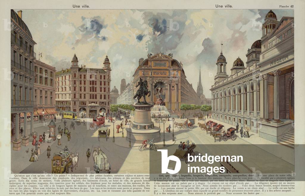 A town or city (chromolitho)