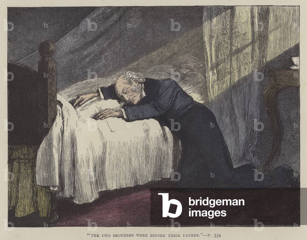 Illustration for Little Dorrit (coloured engraving)