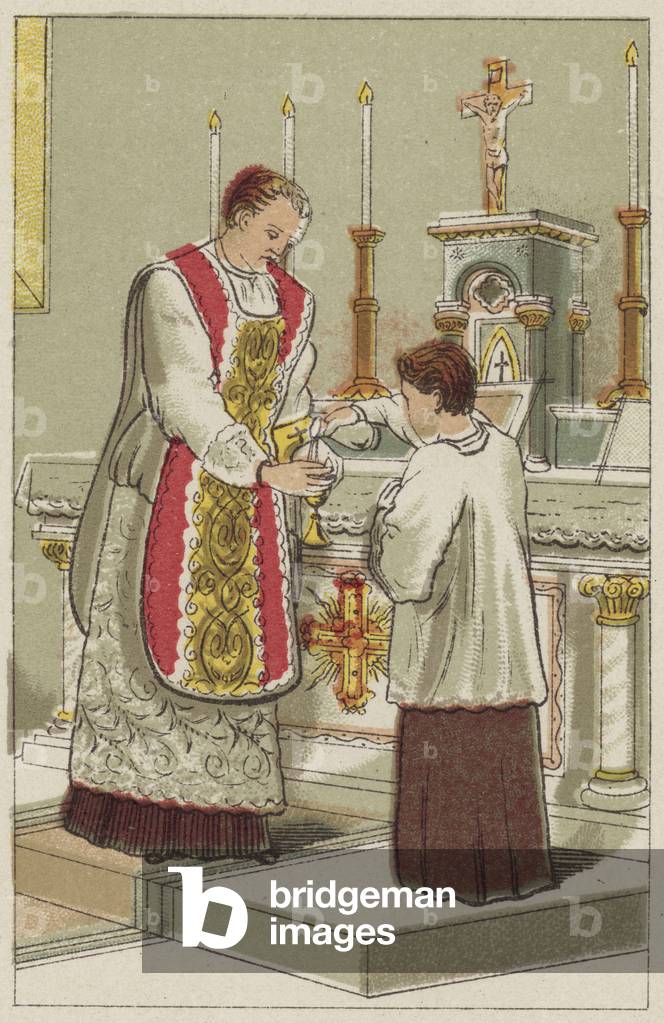 Holy Mass (colour litho)