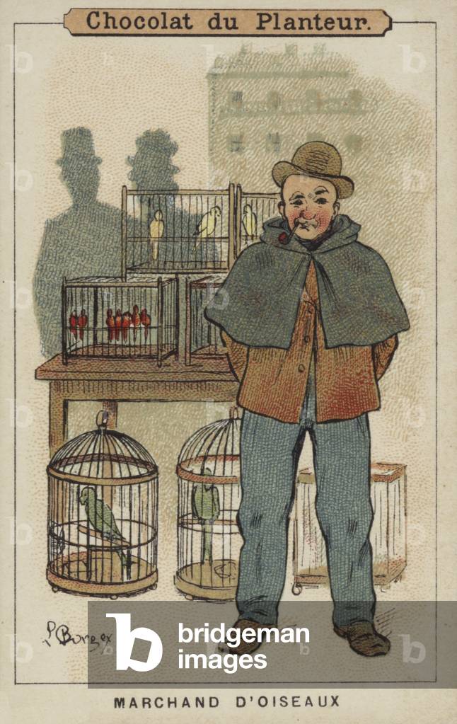 Marchand d'Oiseaux (chromolitho)