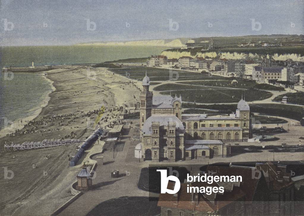 Dieppe, Vue prise du chateau (coloured photo)