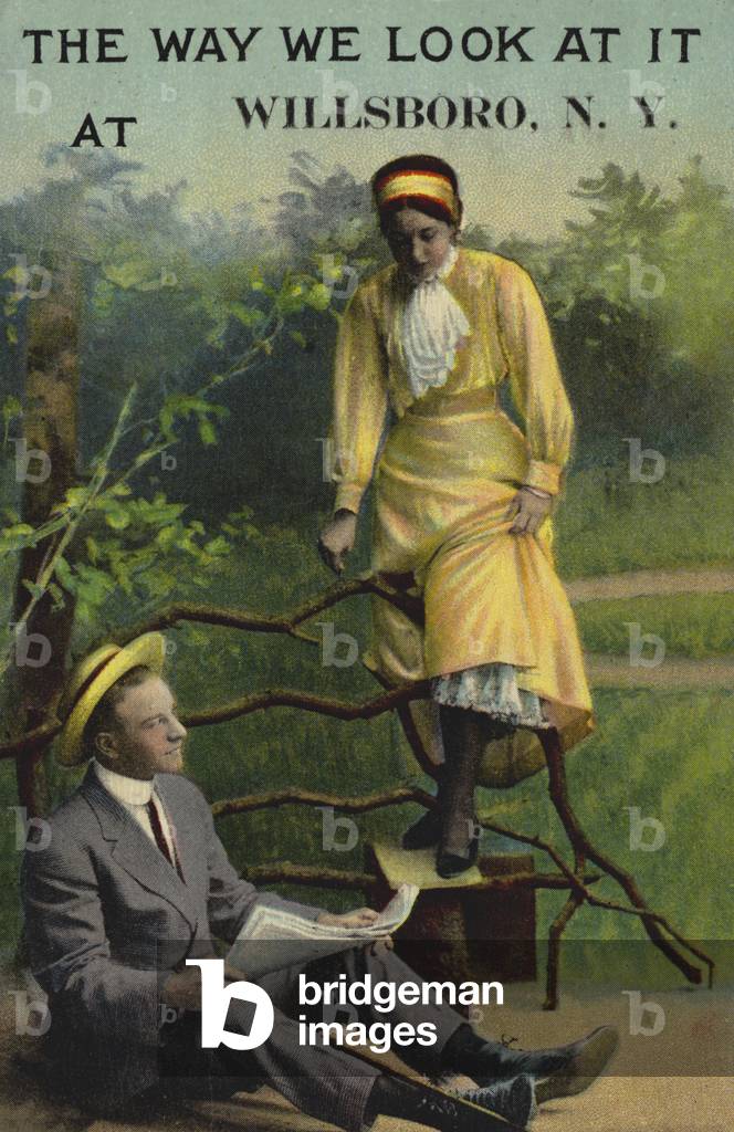The way we look at it at Willsboro, New York (colour photo)