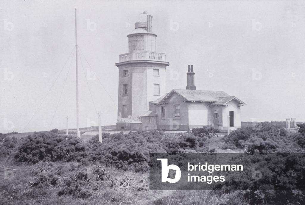 The Lighthouse, Cromer (b/w photo)