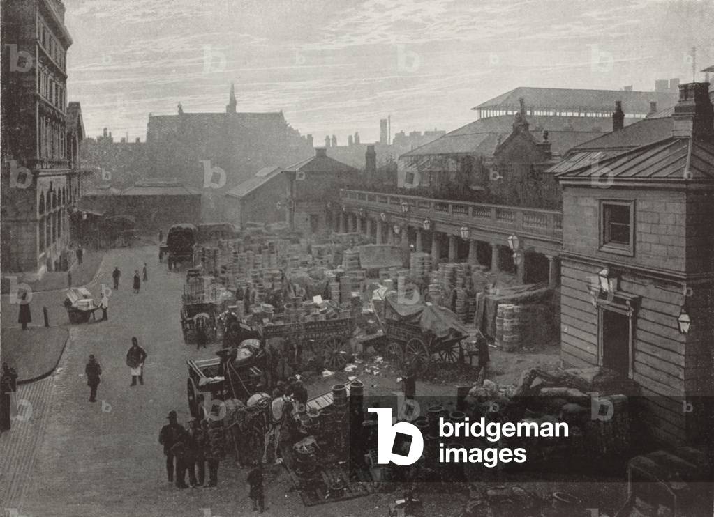 Covent Garden Market (b/w photo)