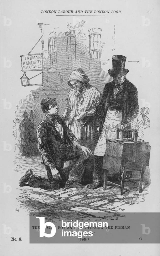 The Coster Boy and Girl Tossing the Pieman (engraving)
