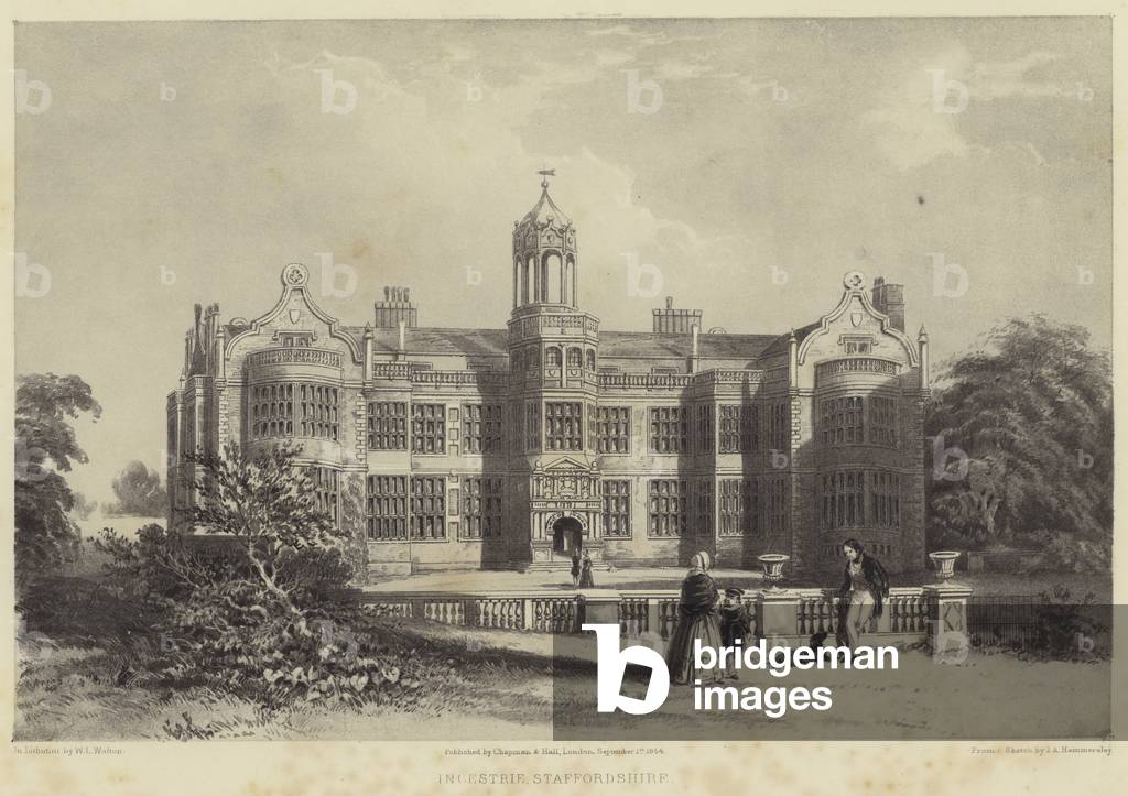 Ingestrie, Staffordshire (engraving)