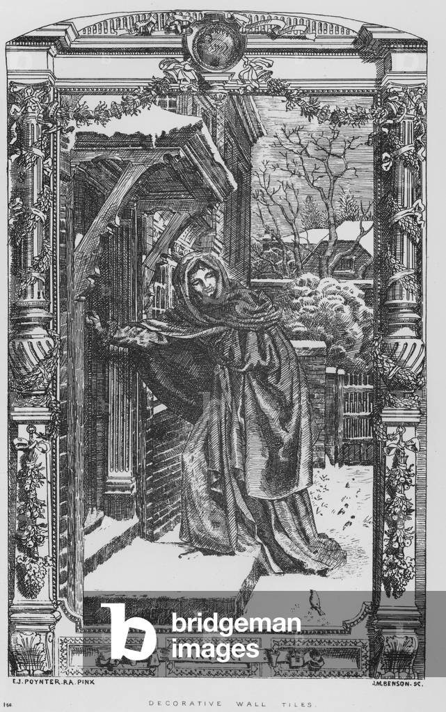 Victoria And Albert Museum: Decorative Wall Tiles (engraving)