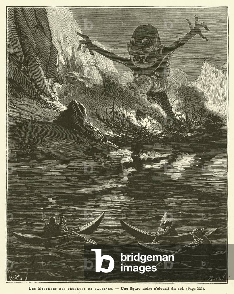Les Mysteres Des Pecheurs De Baleines (engraving)