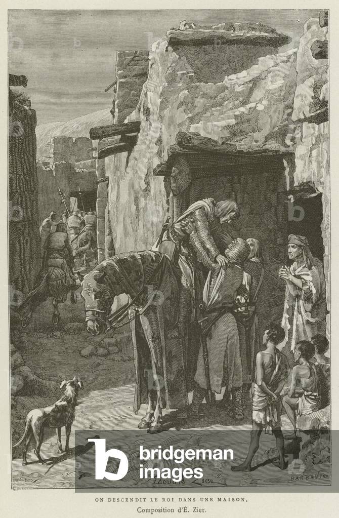 On Descendit Le Roi Dans Une Maison (engraving)