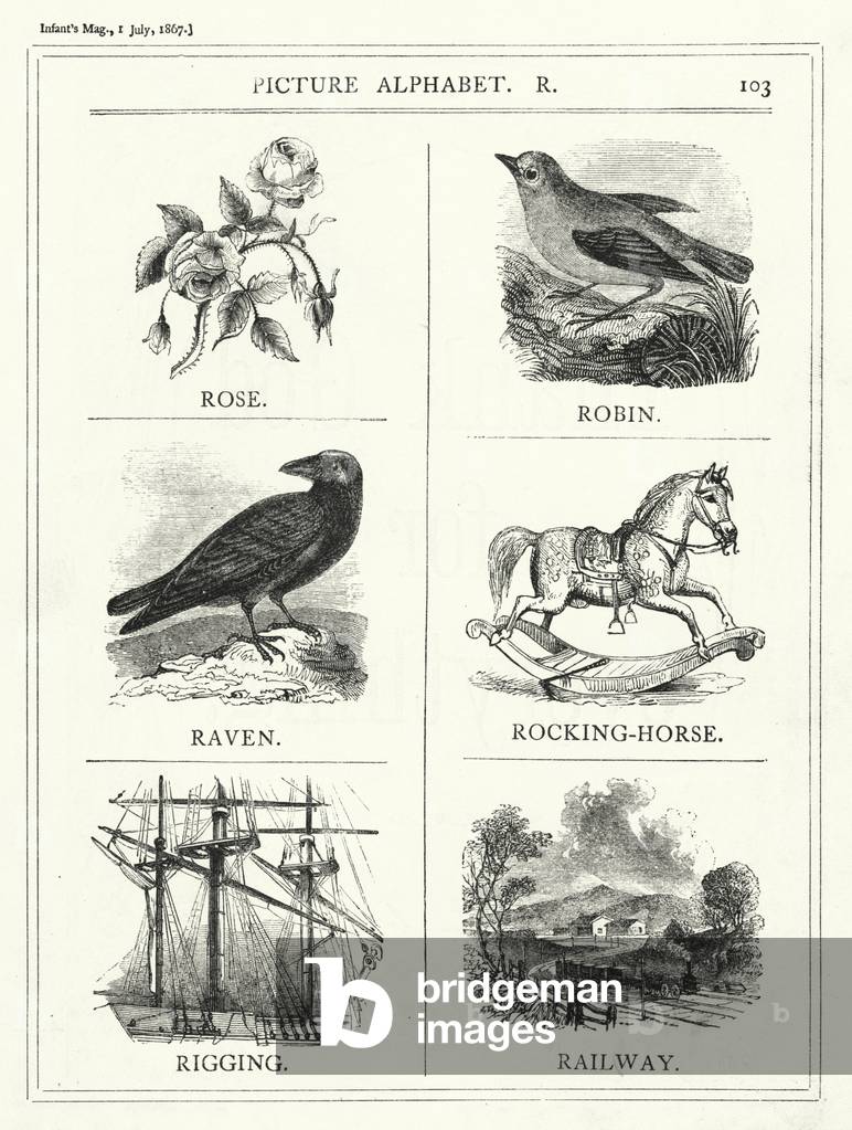 Picture Alphabet, R (engraving)
