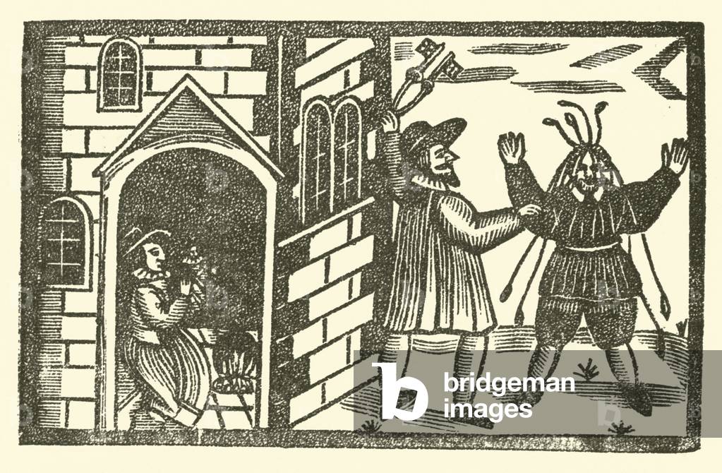 Illustration for The Roxburghe Ballads (woodcut)
