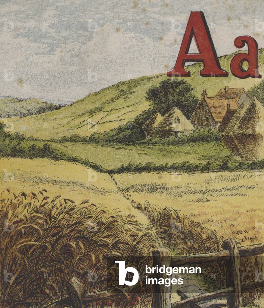 Illustration for John Bulls Farm Alphabet (colour litho)