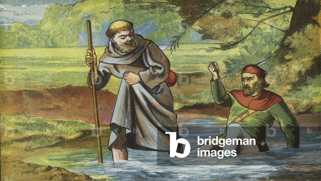 Robin Hood And His Merry Men (colour litho)