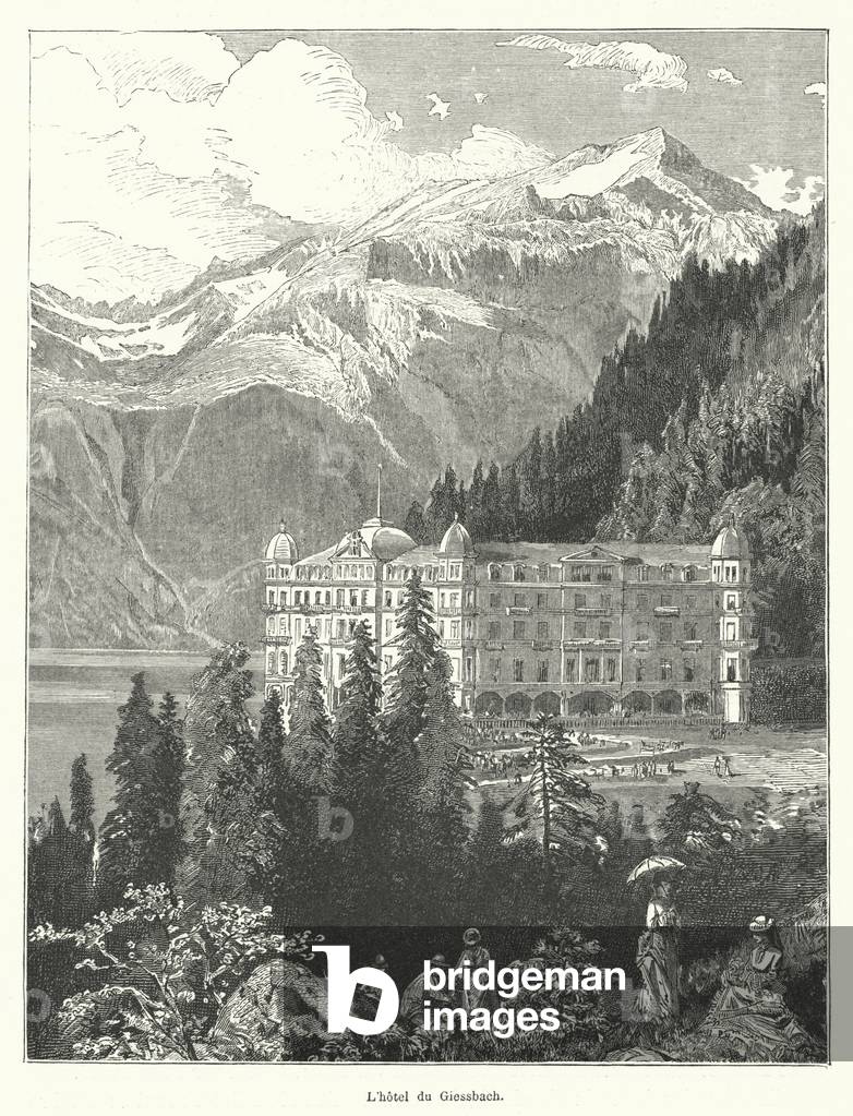 L'hotel du Giessbach (engraving)
