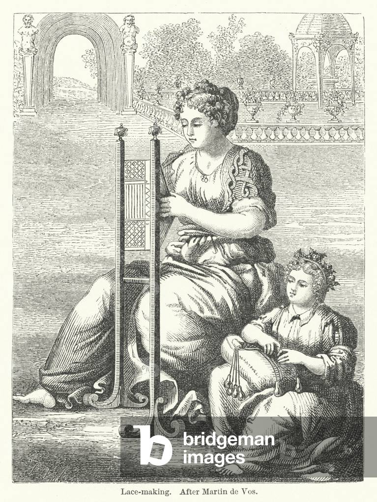 Lace-making (engraving)