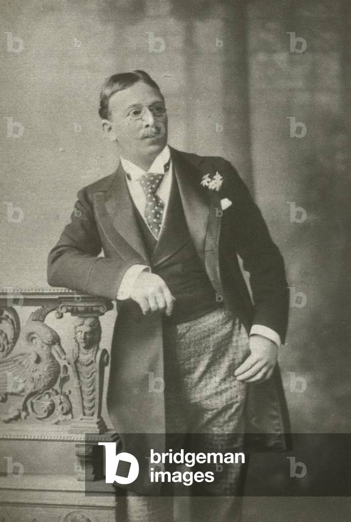 Barney Barnato, the diamond king (b/w photo)