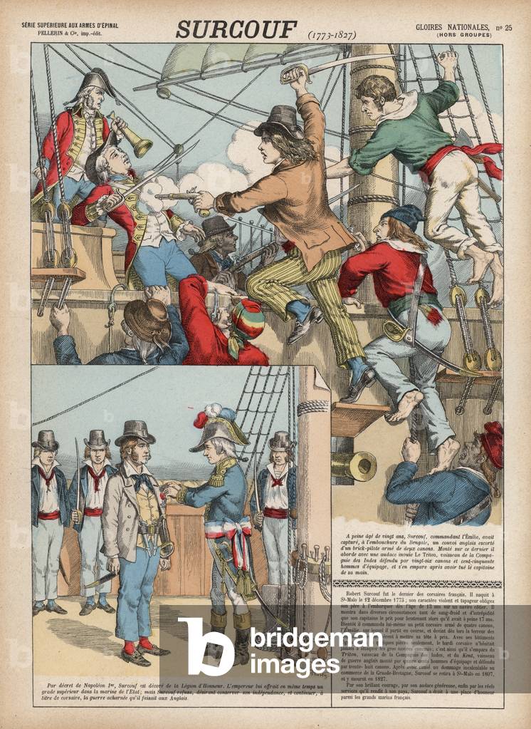 Surcouf, 1773-1827 (colour litho)