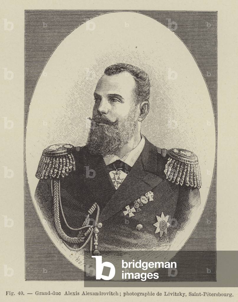 Grand-duc Alexis Alexandrovitch (engraving)