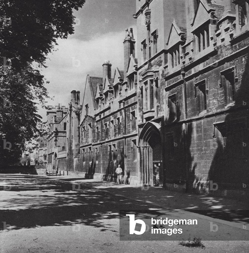 Oxford: St John's (b/w photo)