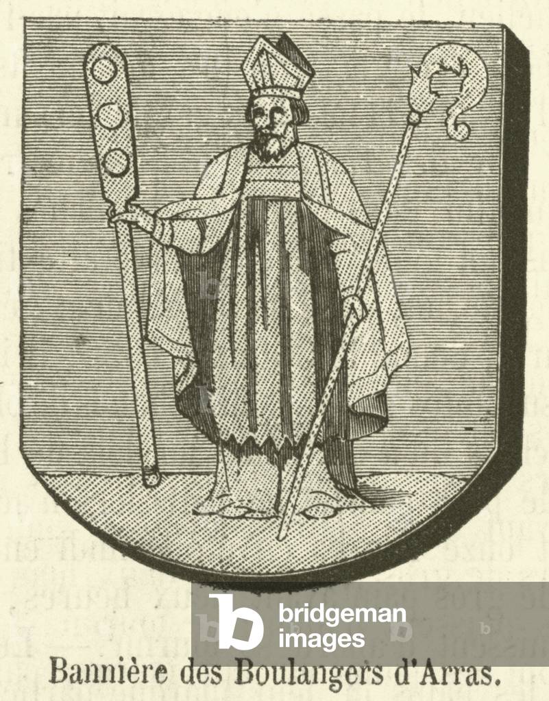 Banniere des Boulangers d'Arras (engraving)