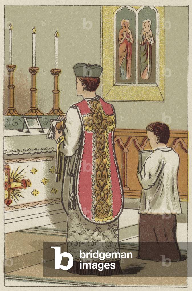 Holy Mass (colour litho)