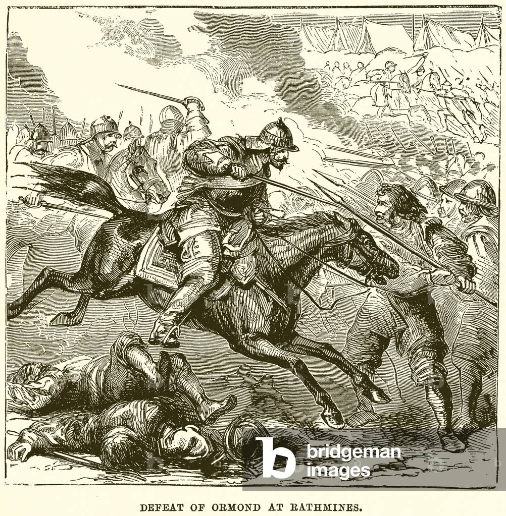 Defeat of Ormond at Rathmines (engraving)