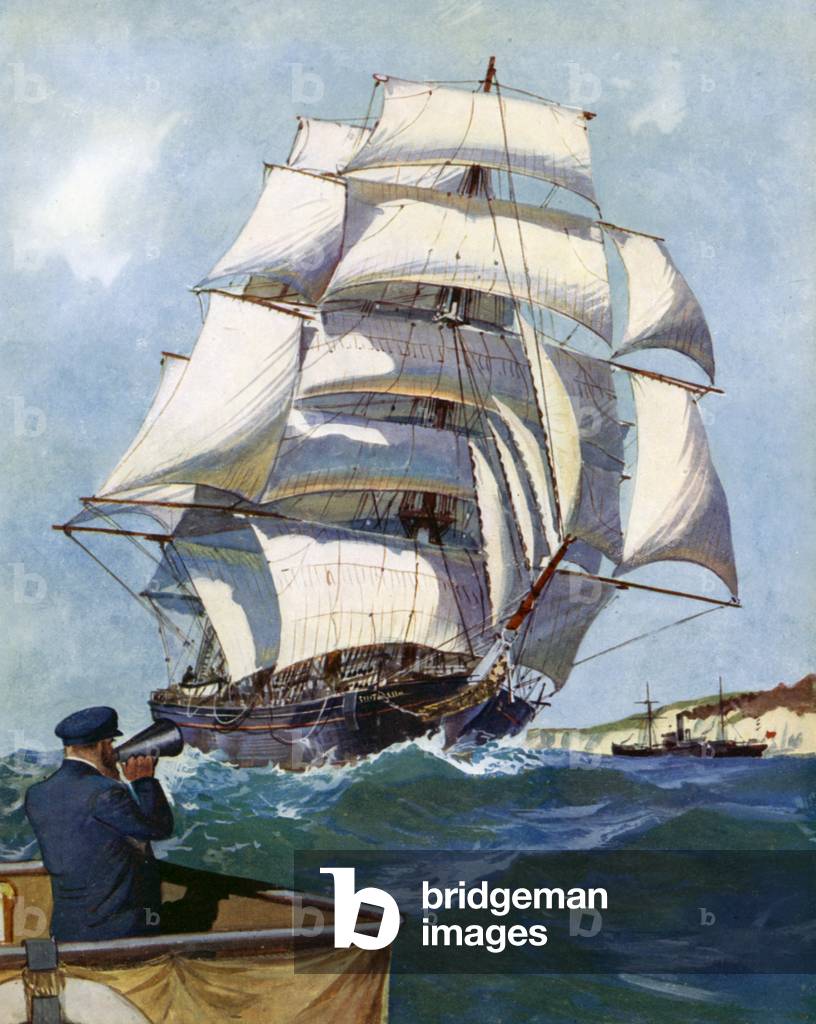 Cutty Sark, China Clipper (colour litho)