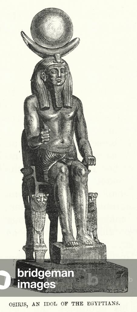 Osiris, an Idol of the Egyptians (engraving)