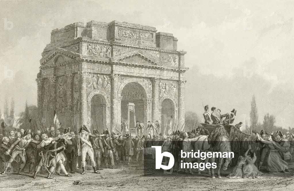 Arch of Marius, at Orange, on the Rhone (engraving)