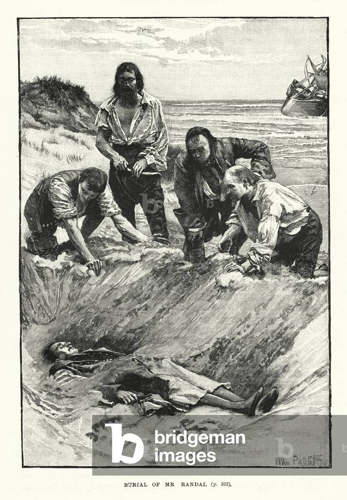 Burial of Mr Randal (engraving)