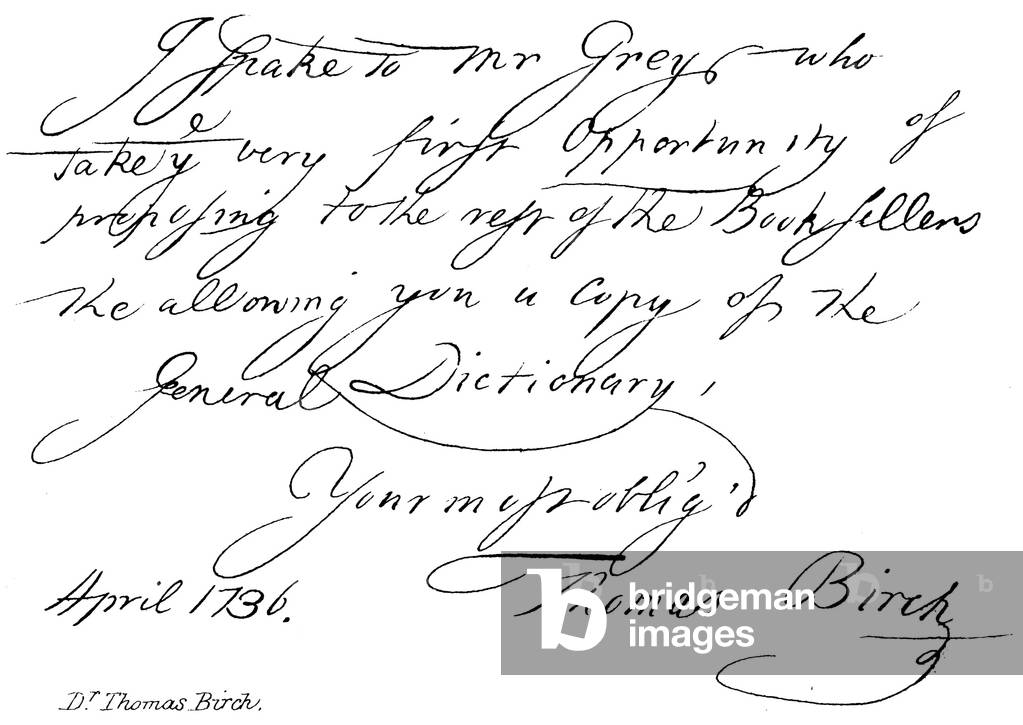 Dr Thomas Birch (engraving)