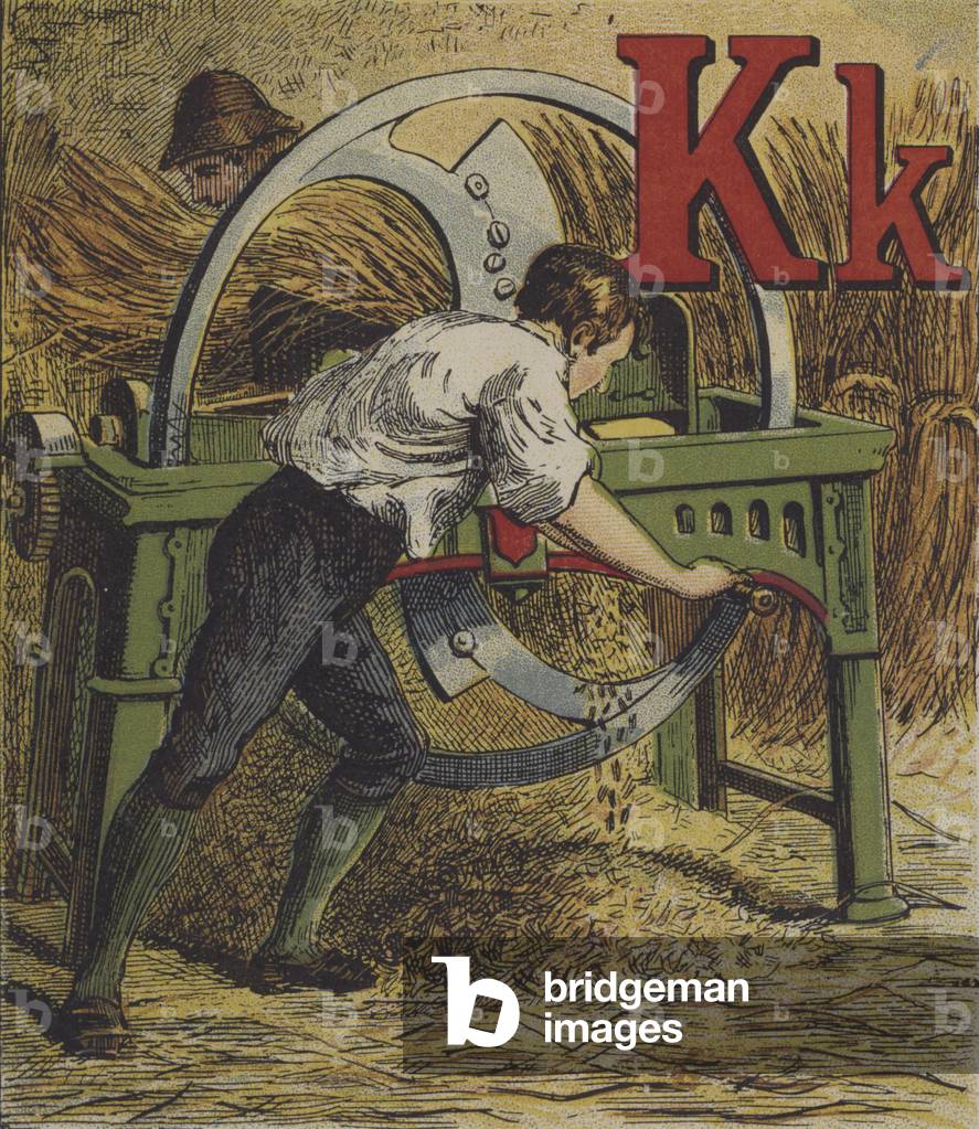 Illustration for John Bulls Farm Alphabet (colour litho)