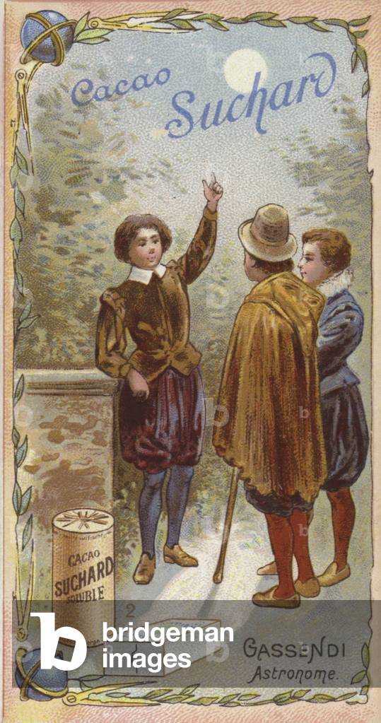 Pierre Gassendi, French astronomer and philosopher, as a child (chromolitho)
