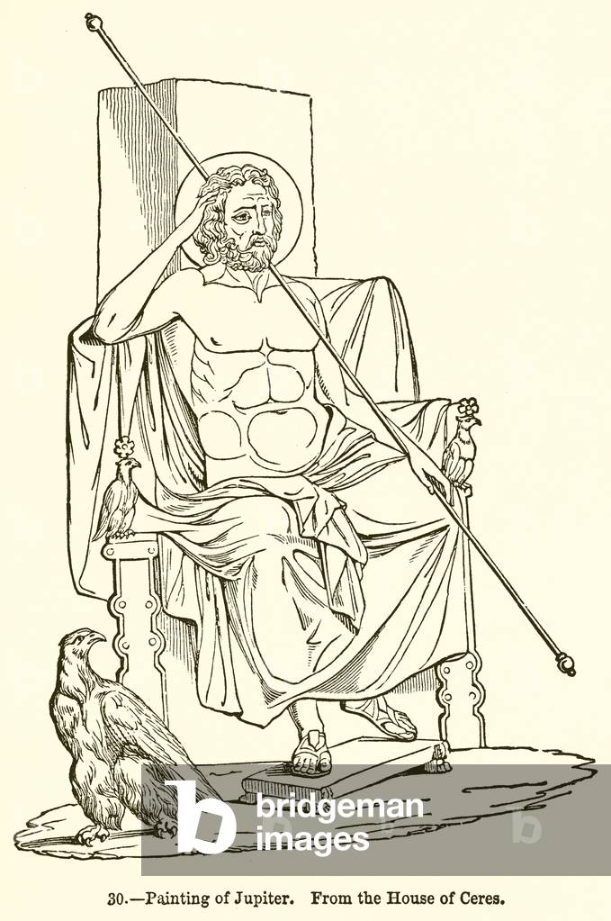 Painting of Jupiter (engraving)
