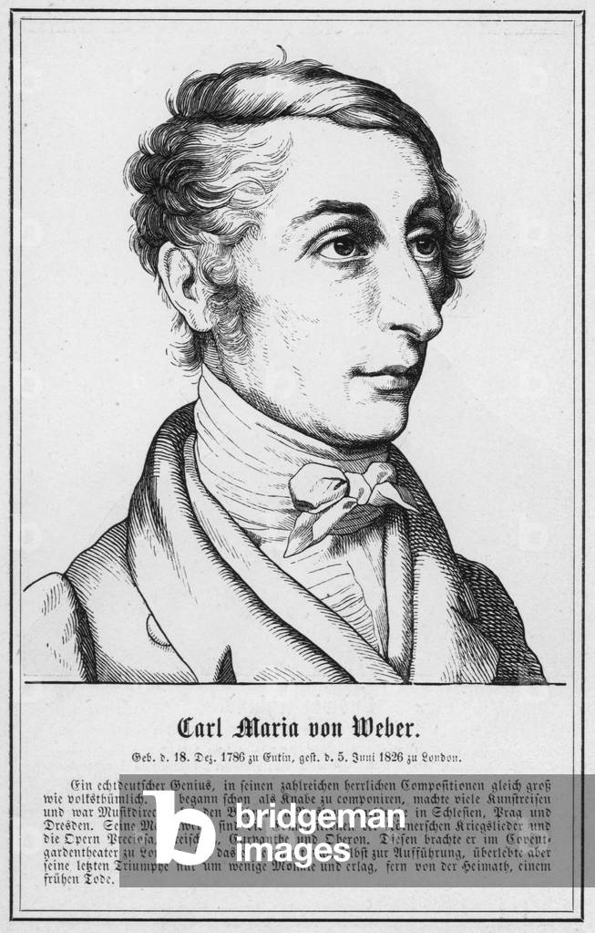 Carl Maria von Weber (engraving)