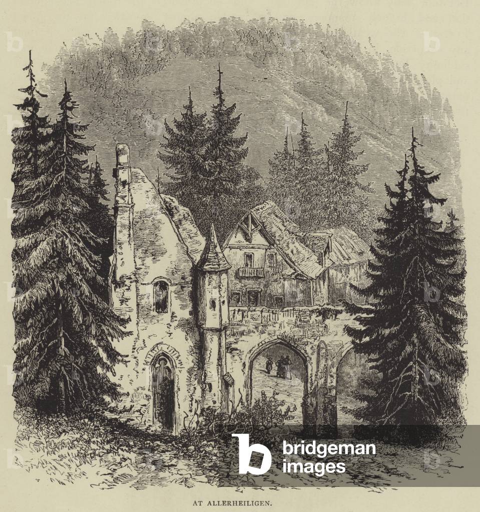 At Allerheiligen (engraving)