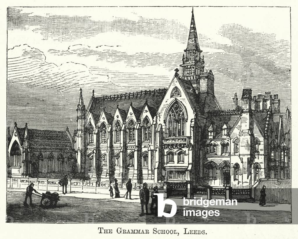 The Grammar School, Leeds (engraving)
