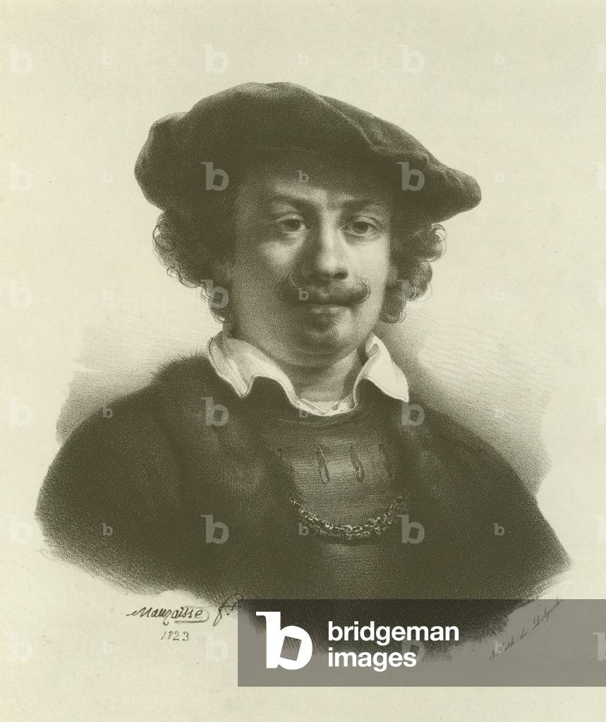 Rembrandt van Rijn, Dutch artist (engraving)