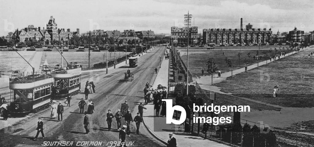 Southsea Common (b/w photo)