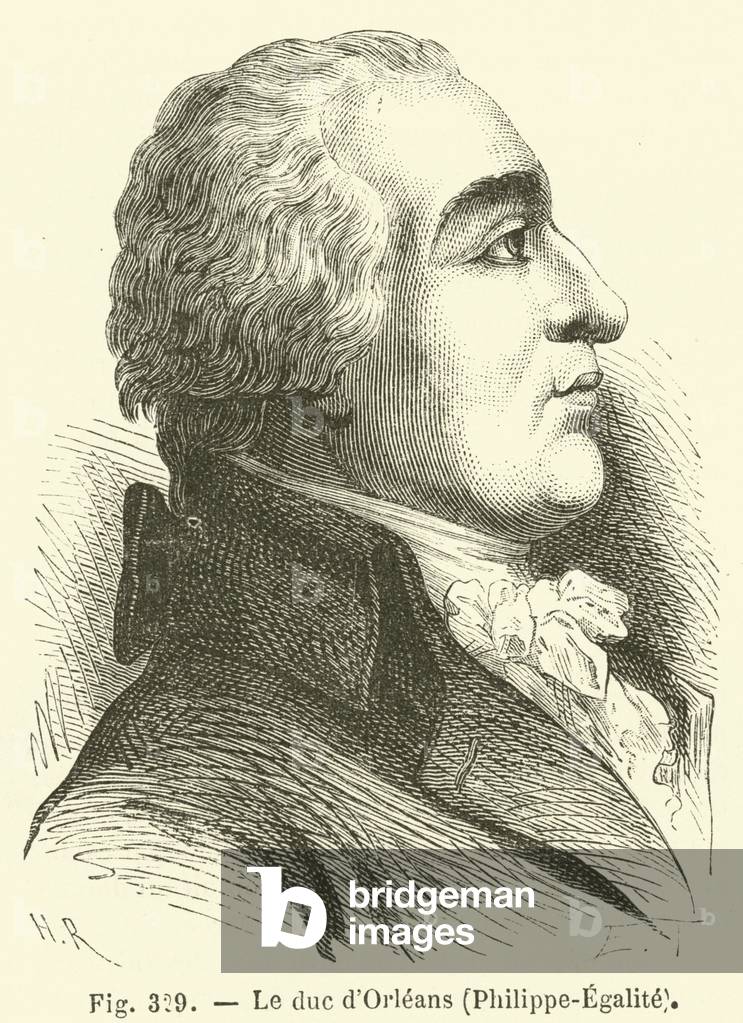 Le duc d'Orleans, Philippe-Egalite (engraving)
